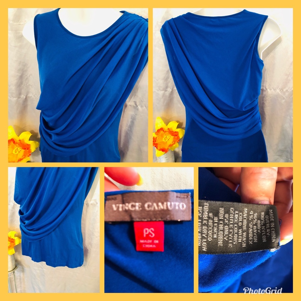 ⭐️5/$20⭐️Vince Camuto Royal Blue Sheer